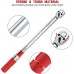 VANPO Torque Wrench 1/2, Length 45cm, 20-220Nm Torque Wrench Set, High Accuracy ± 3% Ratchet Drive Torque Wrench with 3/8" Extension Bar(75mm), 1/4" Adapter & 1/2" Adapter for Bike, Car, Motocycle