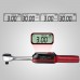 VANPO 3/8-Inch Drive Digital Torque Wrench, Electronic Torque Wrench (2.2-44.3 ft-lbs./3-60Nm), Torque Wrench Set with Accurate to ±2%, Buzzer & LED Indicator, 1/4 Adapter, Extension Bar for Bike Moto